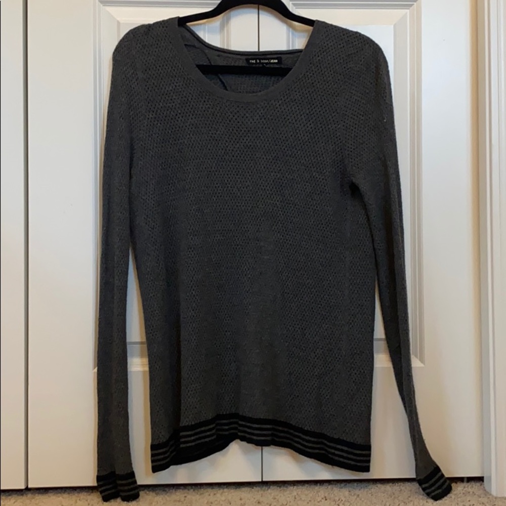 Open Back Grey Rag & Bone Sweater